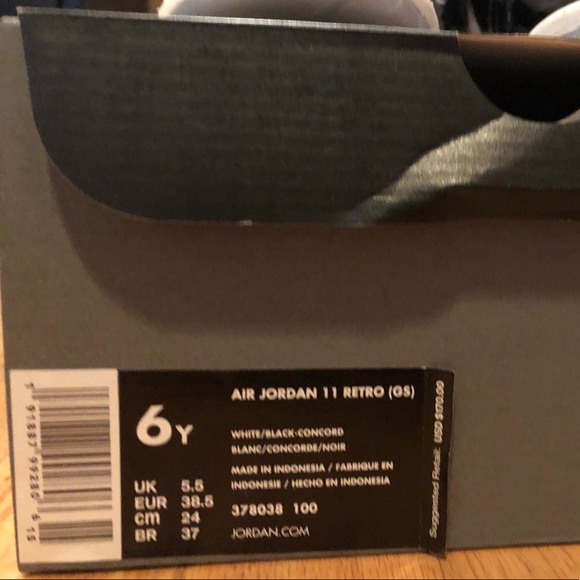 Air Jordan 11s Concords (GS) - Picture 8 of 8